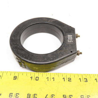 EIL Instruments Inc. Cat 76 RT-801 800:5A Ratio Current Transformer 600V 50/60Hz