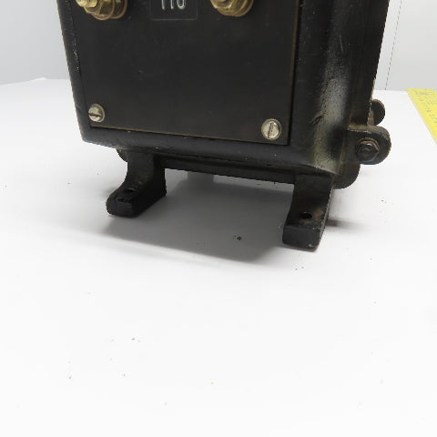 Cerutti Type SS 2KVA Transformer 480V Primary 110V Secondary RE 6.56.64 1Ph 60Hz