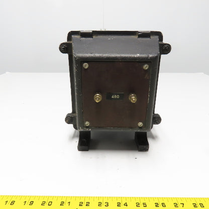 Cerutti Type PB 0.940KVA Transformer 480V Pri 60/130/180V Sec RE 6.5.17 1Ph 60Hz