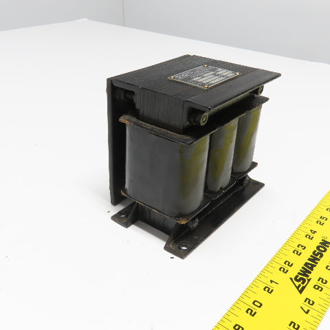 Cerutti Type RB 0.057KVA Transformer 480V Pri 110V Sec RE 6.57.09 3Ph 60Hz