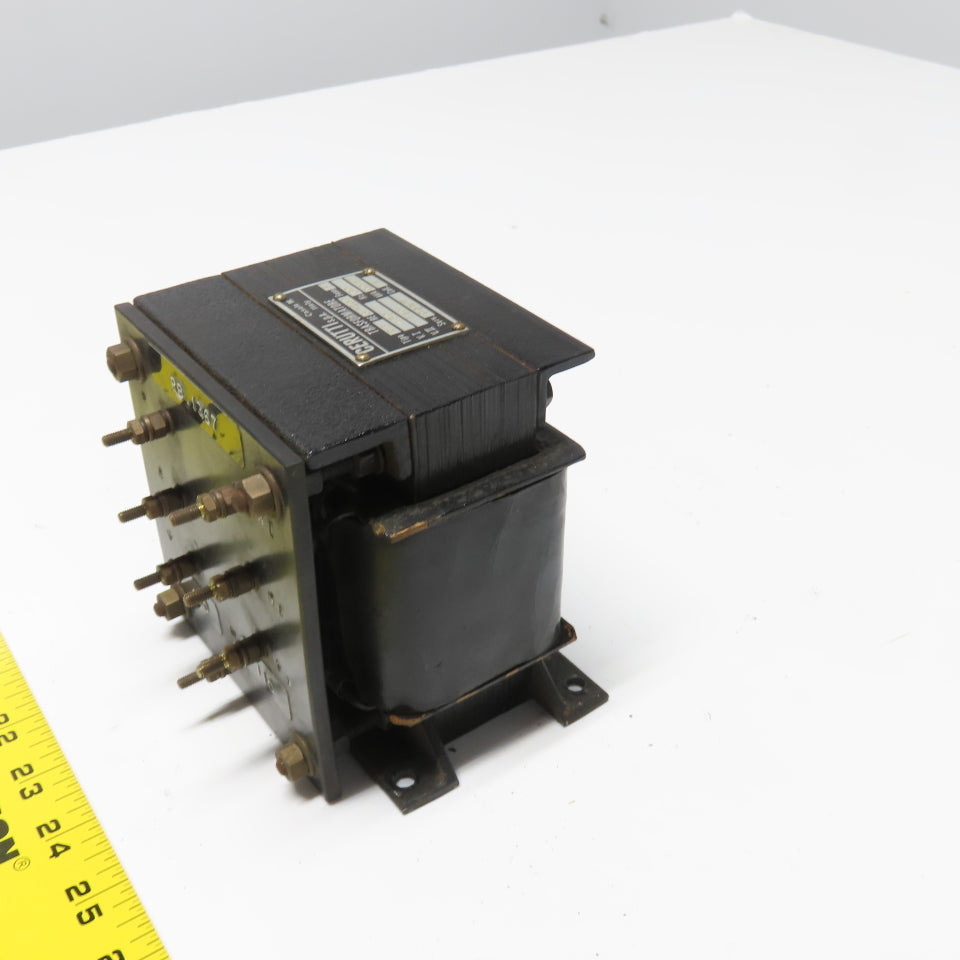 Cerutti Type RB 0.057KVA Transformer 480V Pri 110V Sec RE 6.57.09 3Ph 60Hz