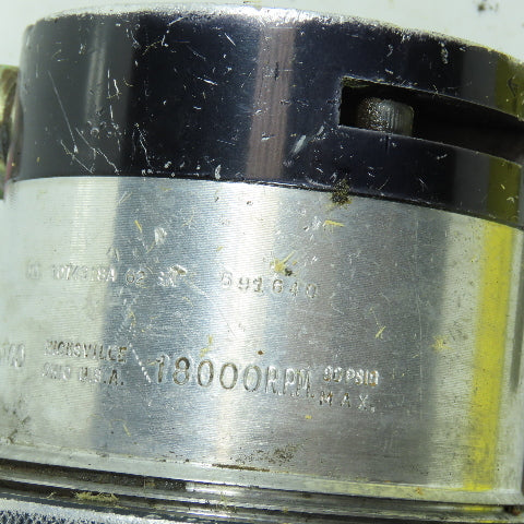 Dotco 10T4318A-62 Pneumatic Air Router 18,000 RPM 90PSIG 1/2" Shank Tested
