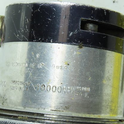 Dotco 10T4318A-62 Pneumatic Air Router 18,000 RPM 90PSIG 1/2" Shank Tested