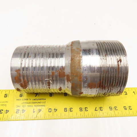 Dixon 3" NPT x 3" Hose Barb Fitting Liquid Only 6" OAL