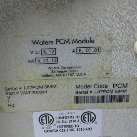 Waters Model PCM Pump Control Module 12V