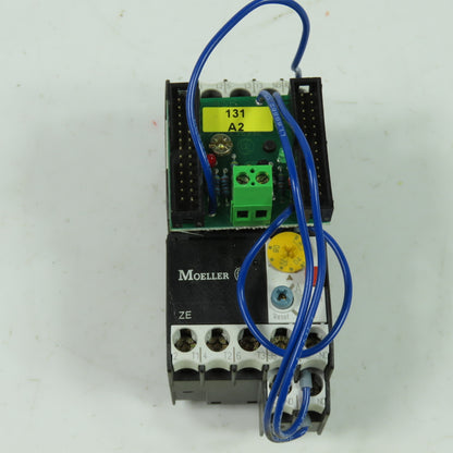 Moeller IEC/EN 60 947 600VAC Contactor W/ZE-0.6 Overload Relay 24VDC Coil E36332