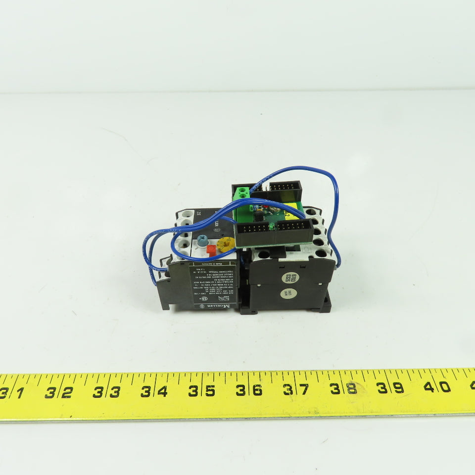 Moeller IEC/EN 60 947 600VAC Contactor W/ZE-0.6 Overload Relay 24VDC Coil E36332