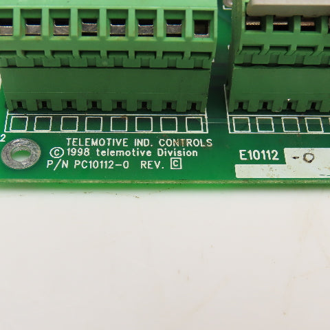 Telemotive Controls E10112-0 PC10112-0 Circuit Board Rev. C