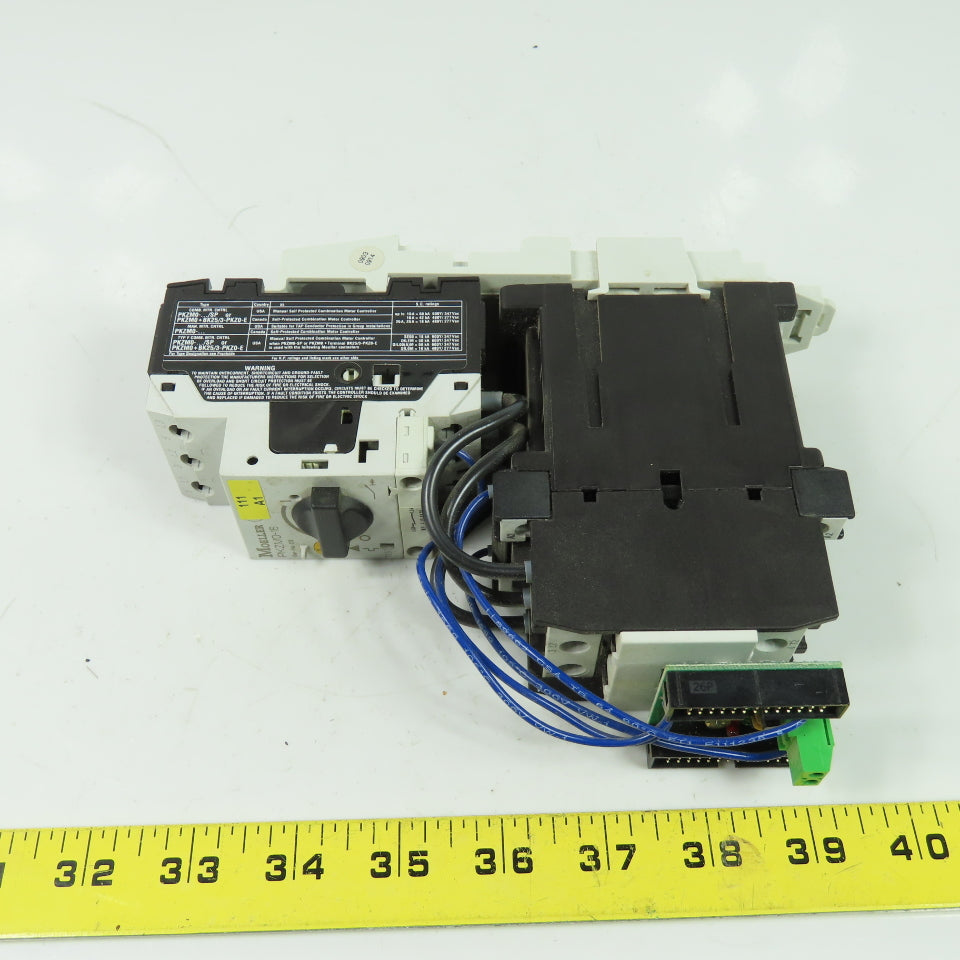 Moeller DIL0M-G PKZM0-16 600VAC Motor Starter 24VDC Coil