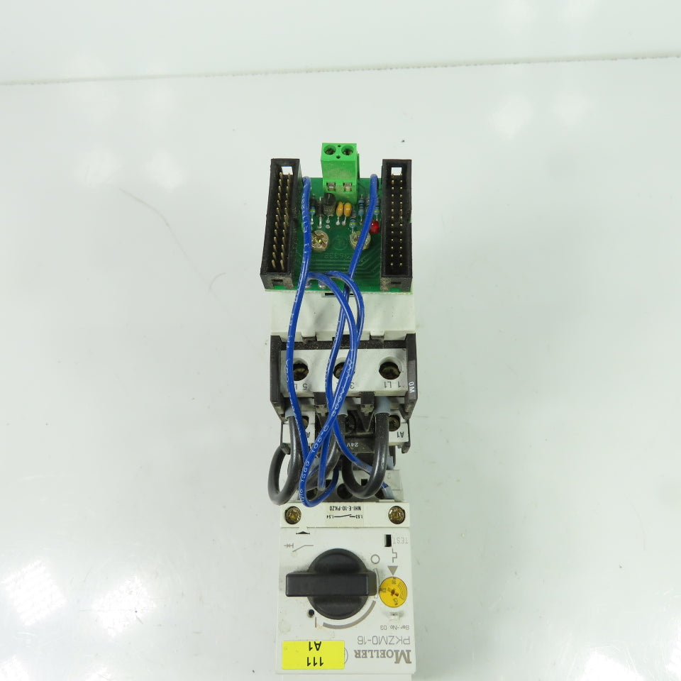 Moeller DIL0M-G PKZM0-16 600VAC Motor Starter 24VDC Coil