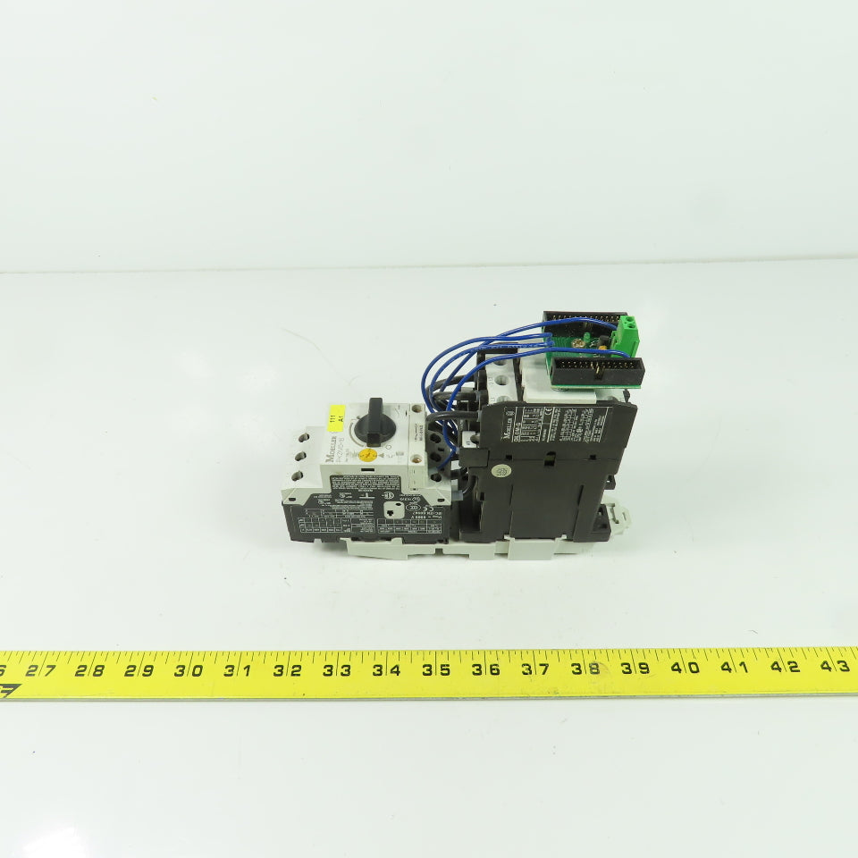 Moeller DIL0M-G PKZM0-16 600VAC Motor Starter 24VDC Coil