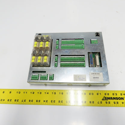 Homag 2-083-80-0801 Rev 3.1 Controller QSI/SIO Version 11.0 Brandt Edge Bander