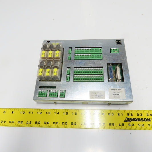 Homag 2-083-80-0801 Rev 3.1 Controller QSI/SIO Version 11.0 Brandt Edge Bander