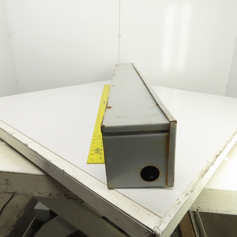 Wiegmann RSCG060660 6" x 6" x 60" L Wire Way Lay In Gutter Wiring Trough