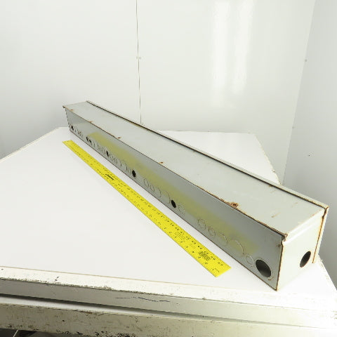 Wiegmann RSCG060660 6" x 6" x 60" L Wire Way Lay In Gutter Wiring Trough