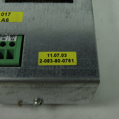 Homag 2-083-80-0751 Controller 11.07.03 017 A6 From Brandt Edge Bander