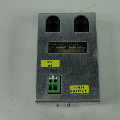 Homag 2-083-80-0751 Controller 11.07.03 017 A6 From Brandt Edge Bander