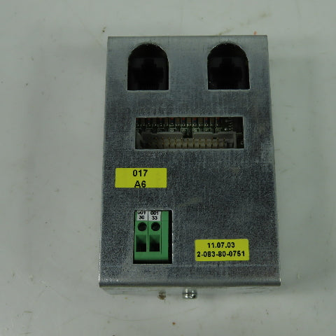 Homag 2-083-80-0751 Controller 11.07.03 017 A6 From Brandt Edge Bander