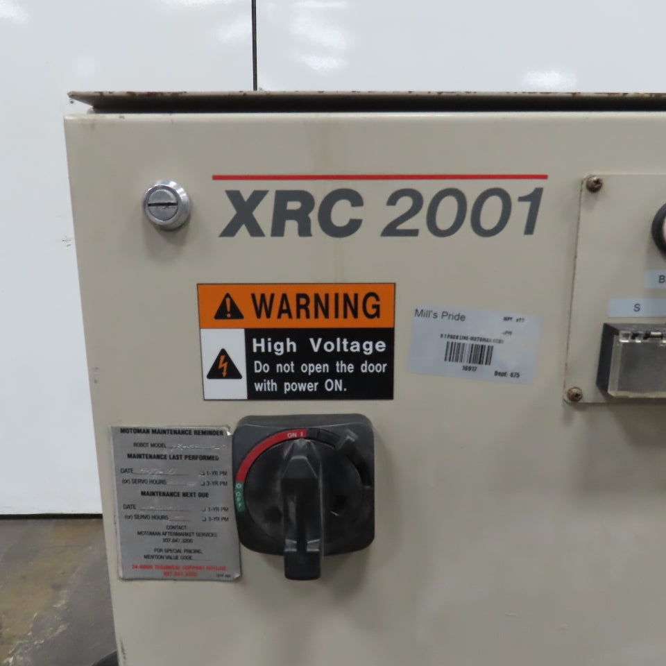 Yaskawa ERCR-SP100-RB10 Yasnac Motoman XRC 2001 Robot Controller 480V 3PH