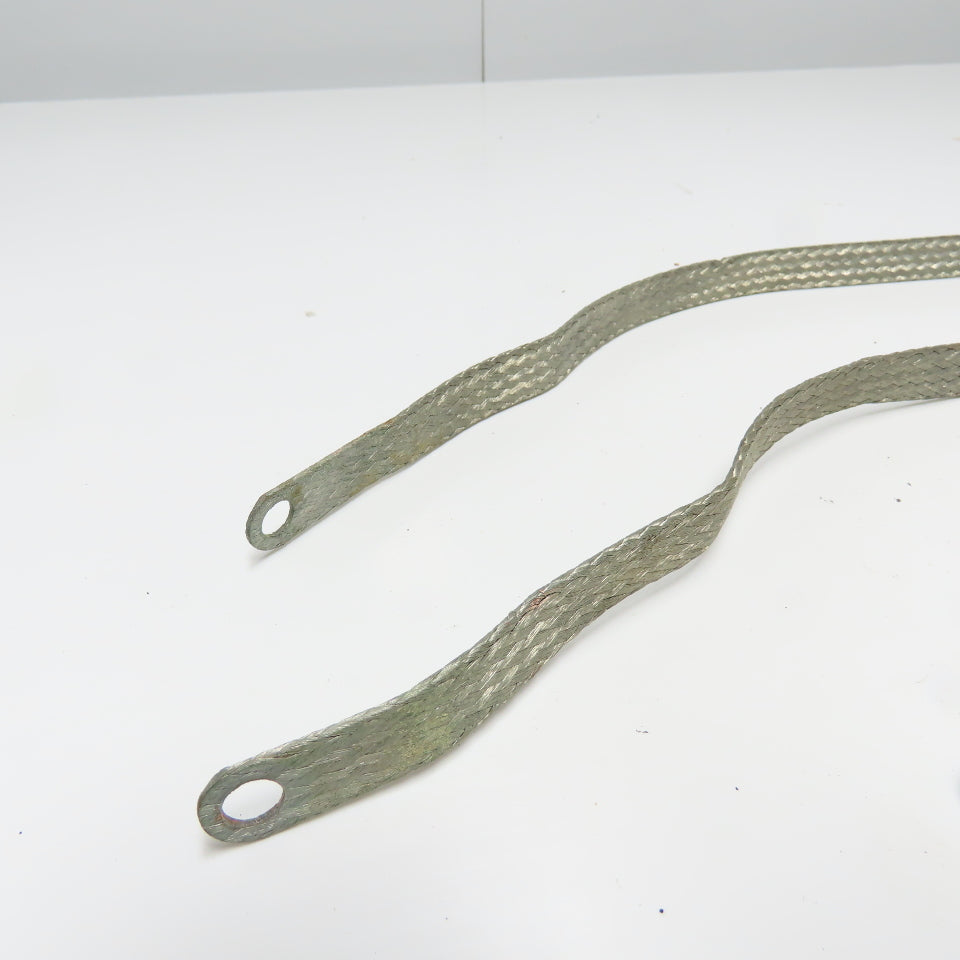 Braided Tin Coated Copper Grounding Strap (4) 12"x1/2" (2) 24"x1/2" Lot Of 6