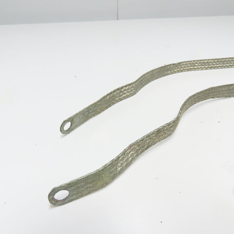 Braided Tin Coated Copper Grounding Strap (4) 12"x1/2" (2) 24"x1/2" Lot Of 6