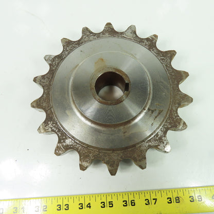 18-Tooth 7-3/4" OD Chain Sprocket 1-13/32" Keyed Bore