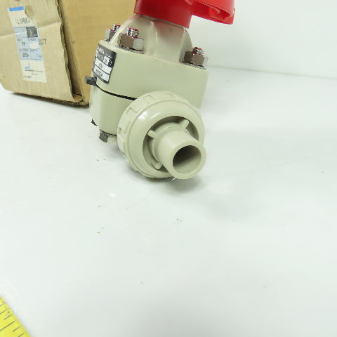 Asahi America 05B00008F EPDM PP 1/2" Manually Actuated 14 Diaphram Valve 150PSI