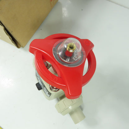 Asahi America 05B00008F EPDM PP 1/2" Manually Actuated 14 Diaphram Valve 150PSI