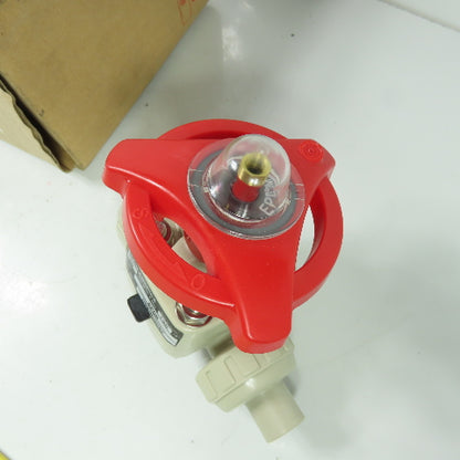 Asahi America 05B00008F EPDM PP 1/2" Manually Actuated 14 Diaphram Valve 150PSI