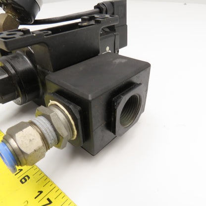Norgren P74F-6AC-PFA Solenoid Operated Soft Start Valve 150PSI 24 VDC