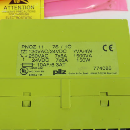 Pilz PNOZ117S/10 774085 Safety Relay NEW