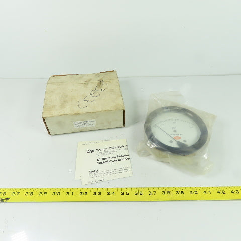 Orange Research 1201PG#42925 Differential Pressure Gauge 0-30PSI Range 1/4" NPT