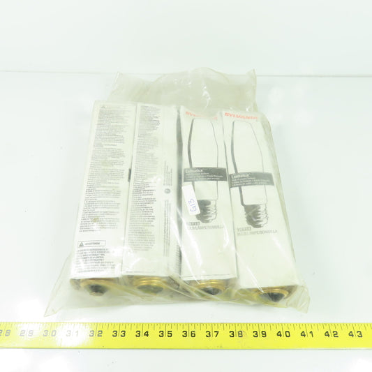 Sylvania 1ET18 Lumalax High Pressure Sodium Light Bulb Lot Of 4