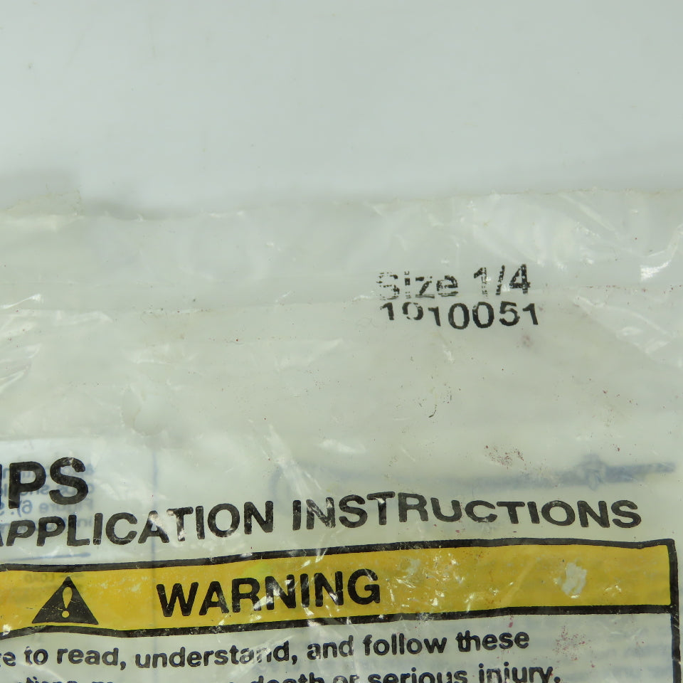 Crosby Clips G-450 Red-U-Bolt 1/4" Wire Rope Cable Clip Lot Of 7