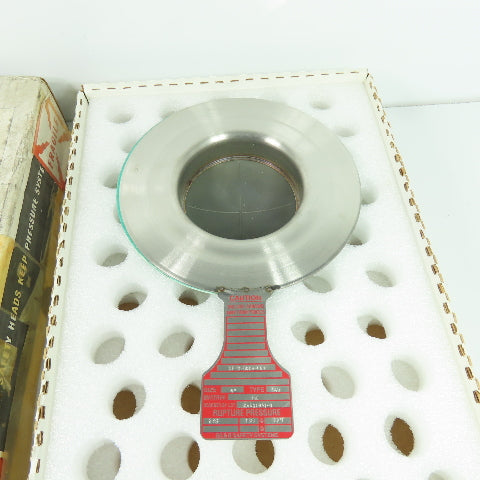 BS&B TF-0-0005-000 4" Type SVI Rupture Disk 275PSI A4001831-1
