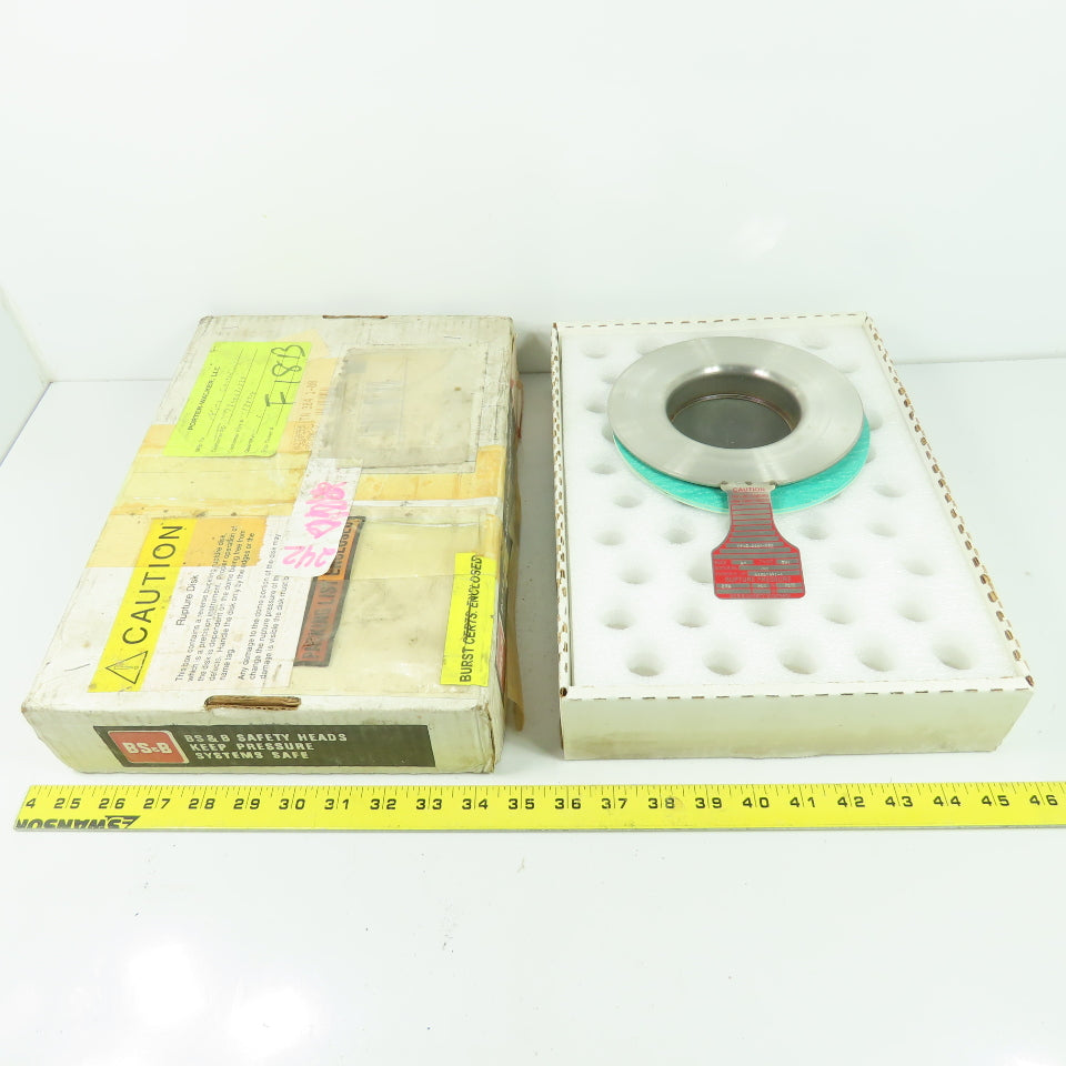 BS&B TF-0-0005-000 4" Type SVI Rupture Disk 275PSI A4001831-1