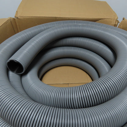 Flexaust 6420008050 50' Long 2" ID FLX Plus Gry Material Handling Duct Hose
