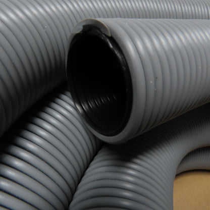 Flexaust 6420008050 50' Long 2" ID FLX Plus Gry Material Handling Duct Hose
