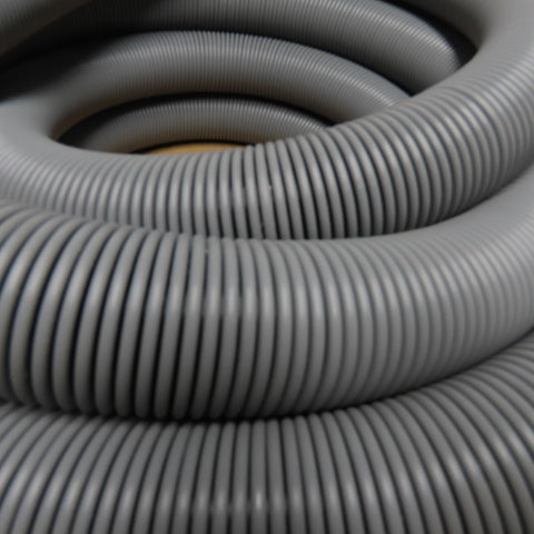 Flexaust 6420008050 50' Long 2" ID FLX Plus Gry Material Handling Duct Hose