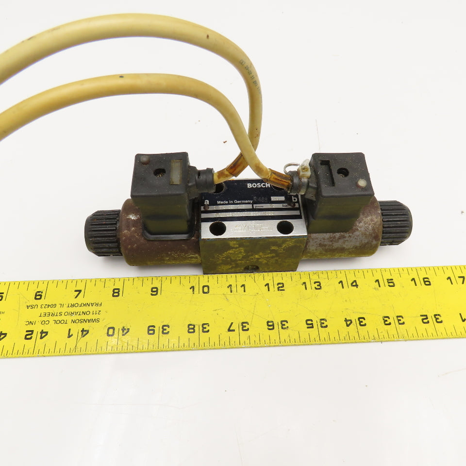 Bosch 0 810 091 203 Hydraulic Directional Valve 4/3 Way Closed Center 24VDC