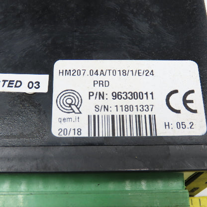 QEM HM207.04A/T018/1/E/24 Programmable Electronic Speed Regulator Panel Meter