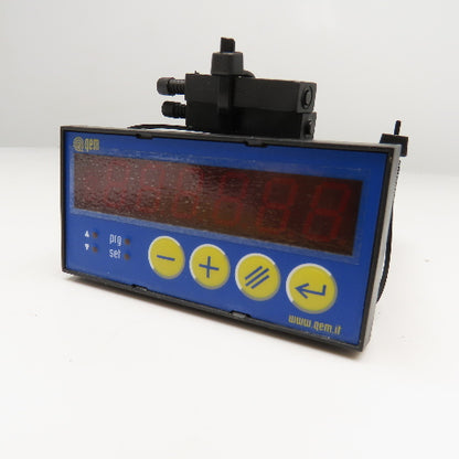 QEM HM207.04A/T018/1/E/24 Programmable Electronic Speed Regulator Panel Meter