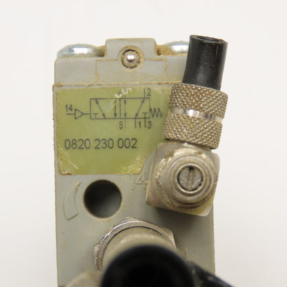 Rexroth 0 820 230 002 Air Piloted 5/2 Way Pneumatic Valve Spring Return 143PSI
