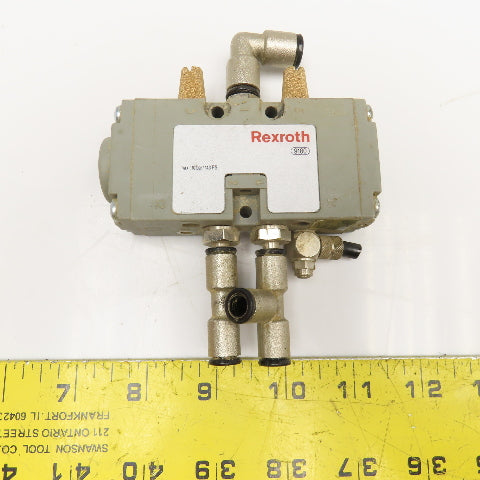 Rexroth 0 820 230 002 Air Piloted 5/2 Way Pneumatic Valve Spring Return 143PSI
