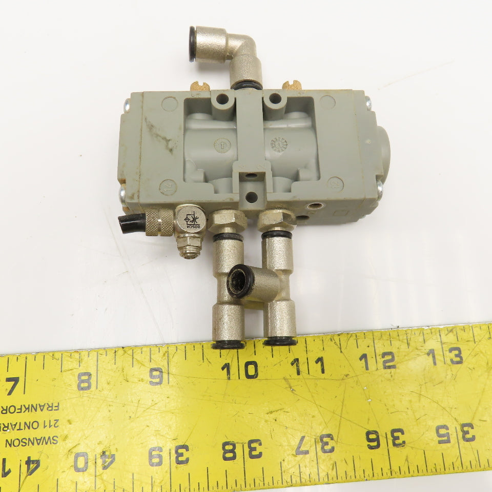 Rexroth 0 820 230 002 Air Piloted 5/2 Way Pneumatic Valve Spring Return 143PSI