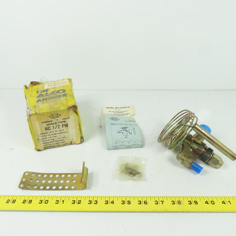 Alco HC 1/2 FW Thermo Valve Range -10°C To + 50°F 1/4" Inlet 3/8" x 1/2" Outlet