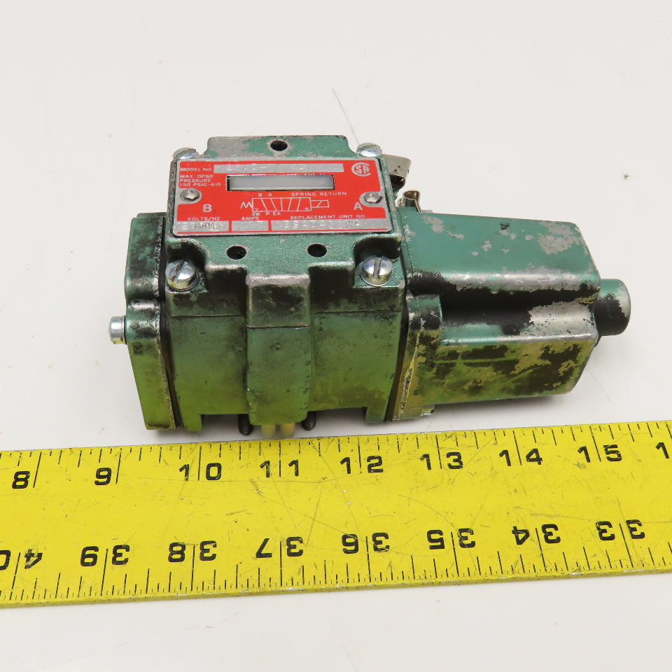 Numatics 12SAD4 KA Pneumatic Directional Valve Body 5/2 Position 120V Coil