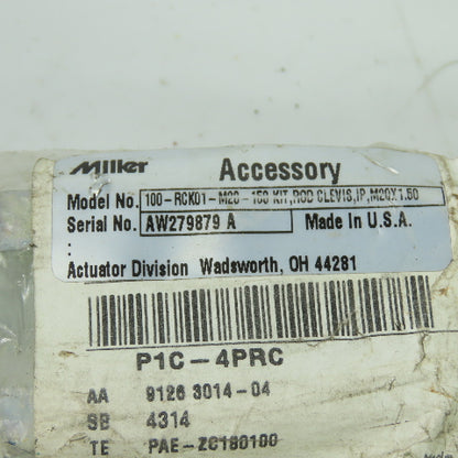 Miller 100-RCK01-M20 Rod Clevis End Kit Lot Of 2
