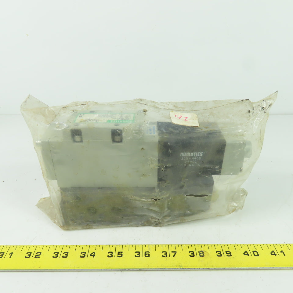 Numatics I12SA43AM015W61 Solenoid Valve Manifold 150PSI 24VDC Coil12SA400M000061