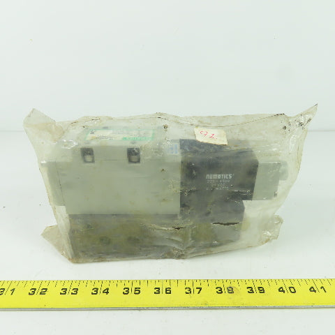 Numatics I12SA43AM015W61 Solenoid Valve Manifold 150PSI 24VDC Coil12SA400M000061